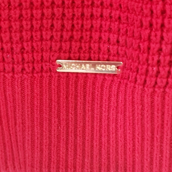 Michael Kors womens Turtleneck Tunic Sweater Size L - Picture 3 of 5